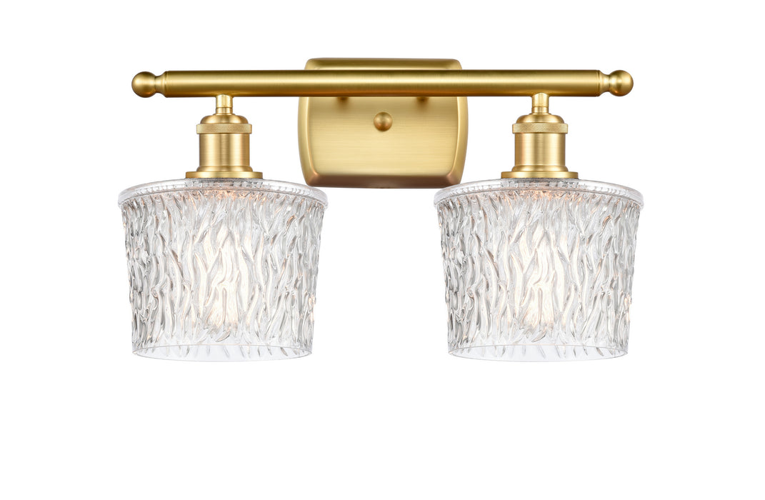 Innovations 516-2W-SG-G402 Two Light Bath Vanity, Satin Gold