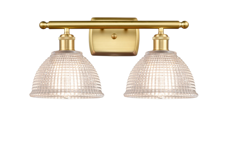 Innovations 516-2W-SG-G422 Two Light Bath Vanity, Satin Gold