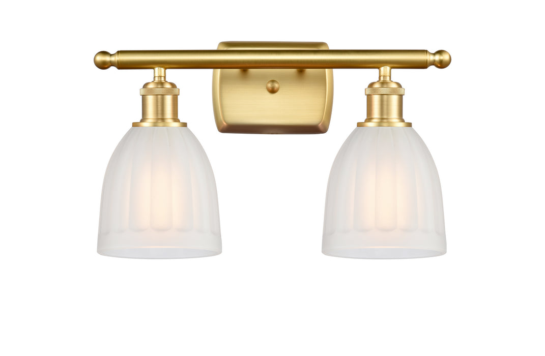 Innovations 516-2W-SG-G441 Two Light Bath Vanity, Satin Gold