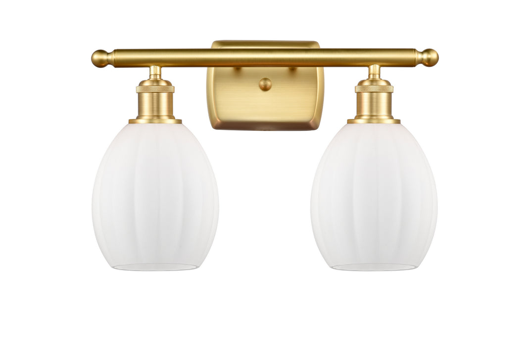 Innovations 516-2W-SG-G81 Two Light Bath Vanity, Satin Gold
