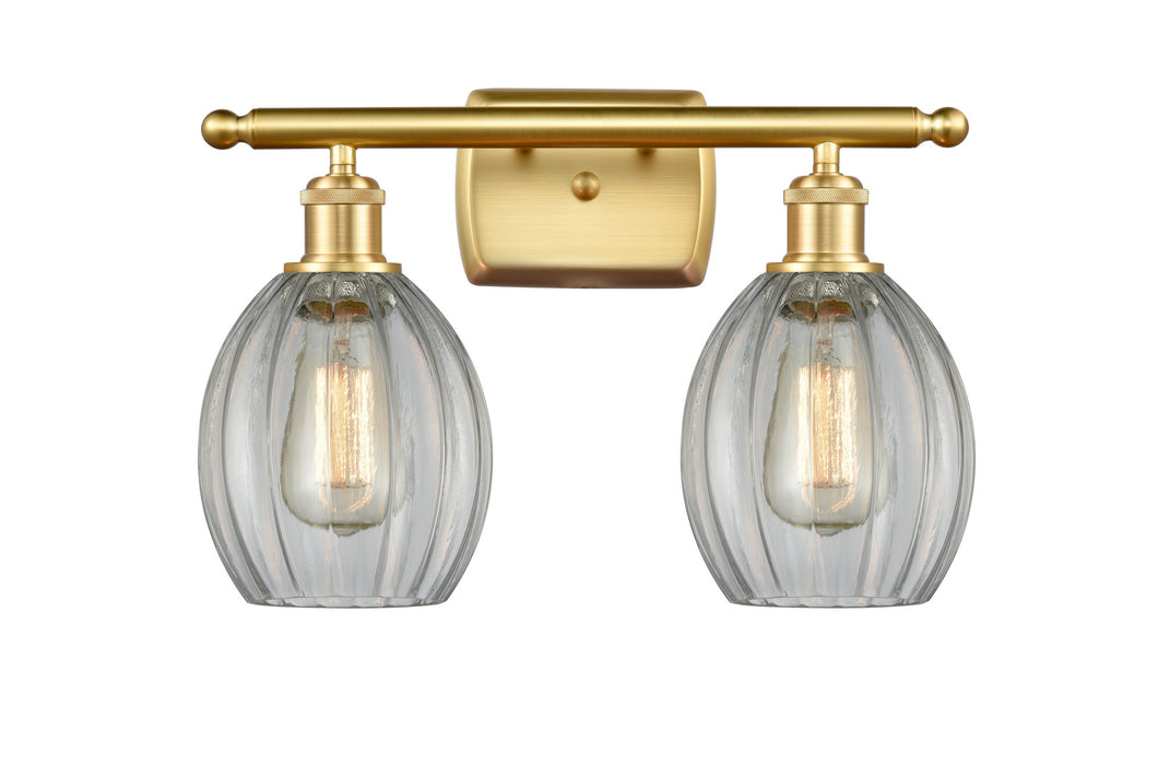 Innovations 516-2W-SG-G82 Two Light Bath Vanity, Satin Gold