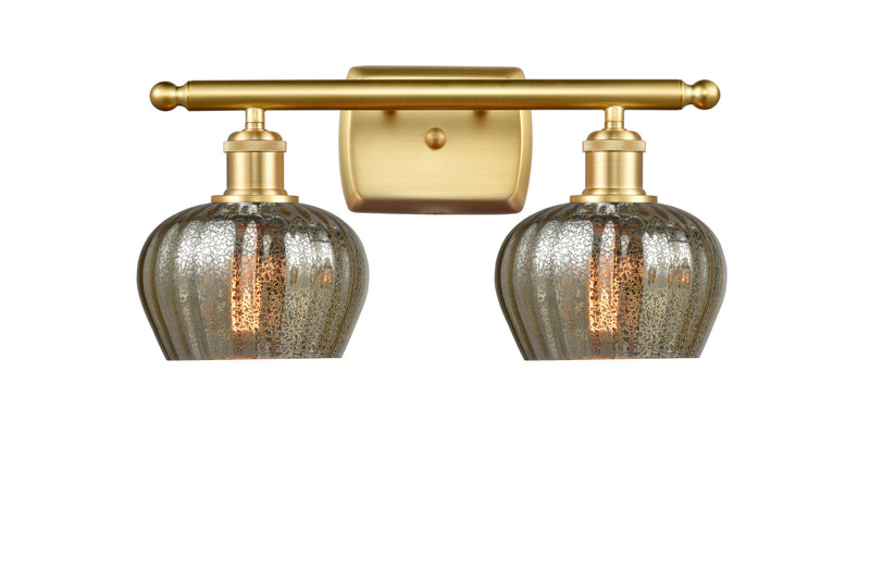 Innovations 516-2W-SG-G96 Two Light Bath Vanity, Satin Gold