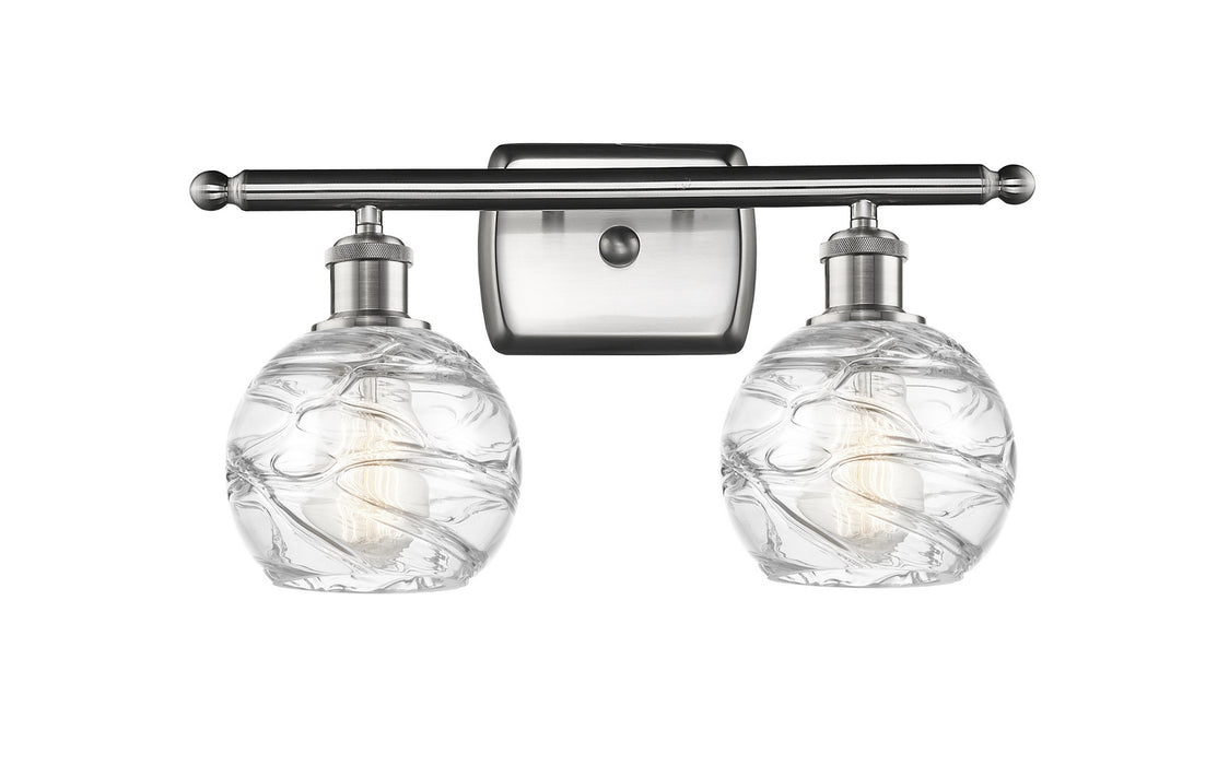 Innovations 516-2W-SN-G1213-6 Two Light Bath Vanity, Brushed Satin Nickel