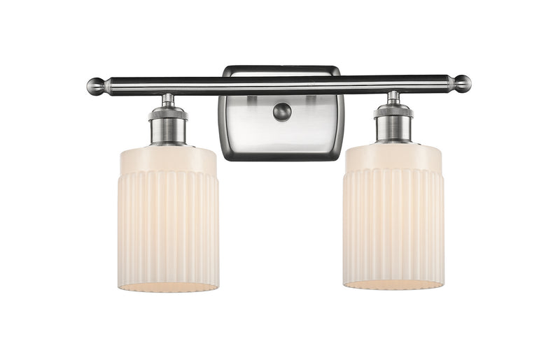 Innovations 516-2W-SN-G341 Two Light Bath Vanity, Brushed Satin Nickel