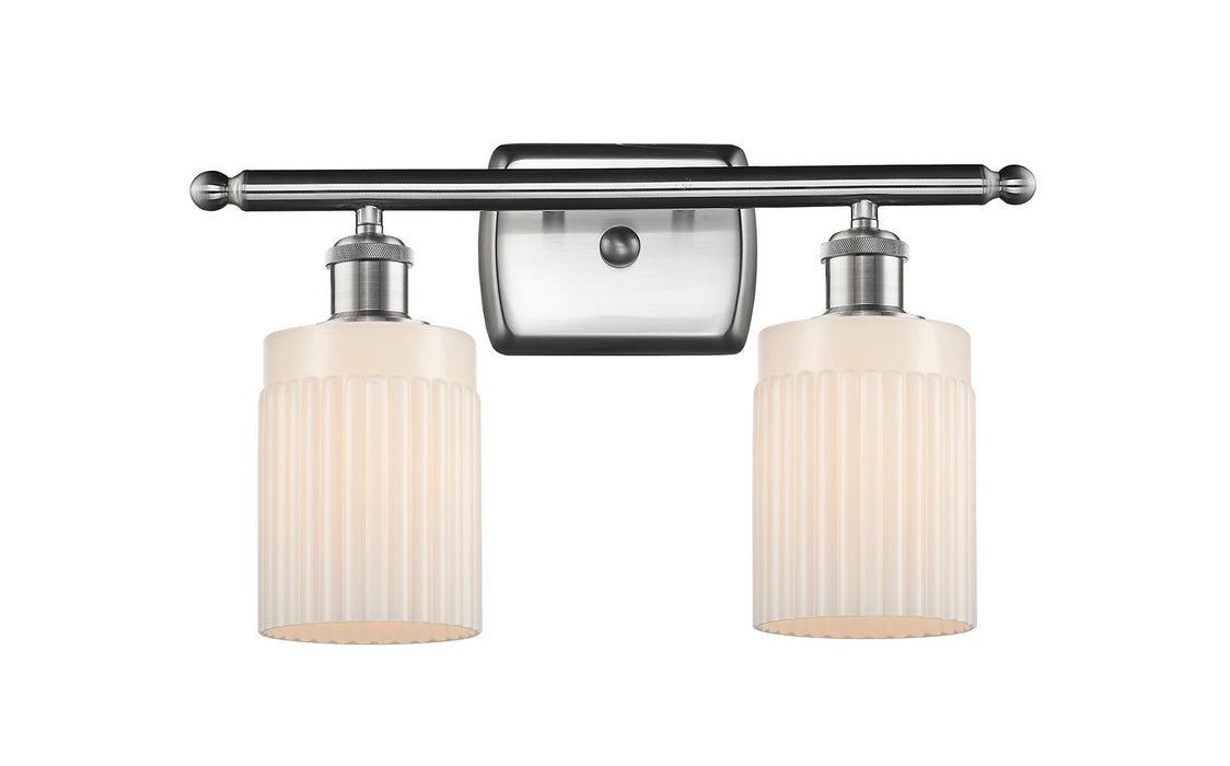 Innovations 516-2W-SN-G341 Two Light Bath Vanity, Brushed Satin Nickel