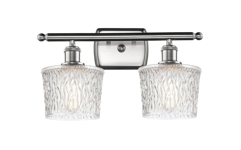 Innovations 516-2W-SN-G402 Two Light Bath Vanity, Brushed Satin Nickel
