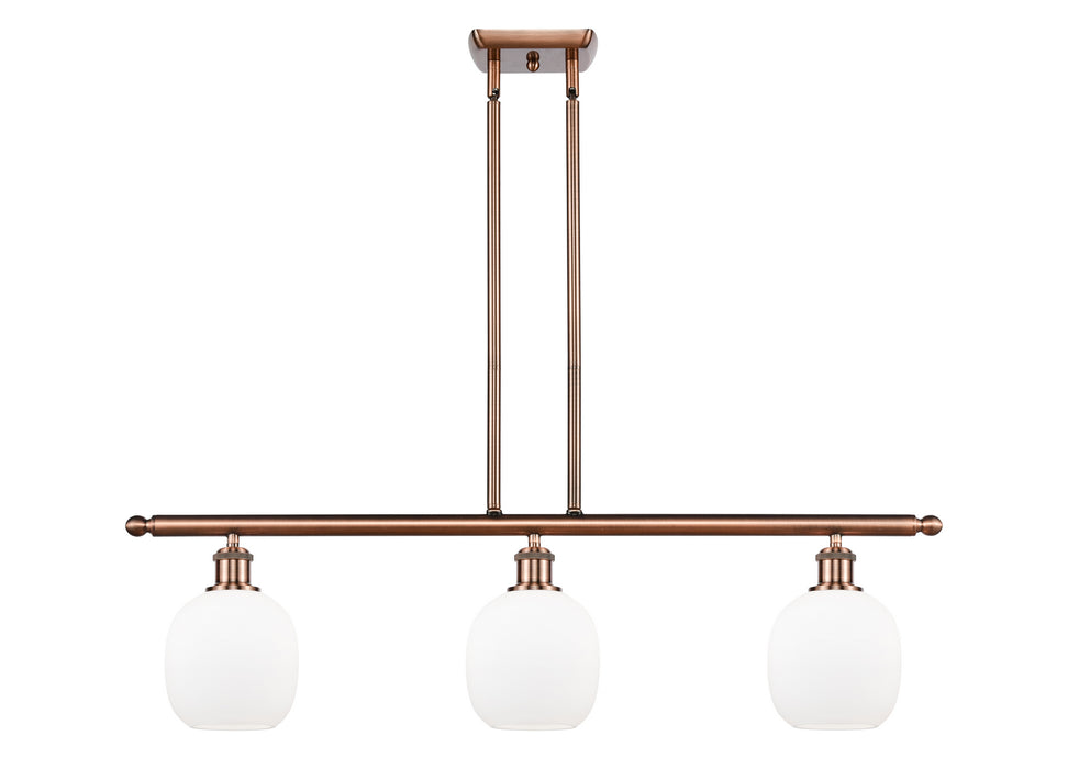 Innovations 516-3I-AC-G101 Three Light Island Pendant, Antique Copper