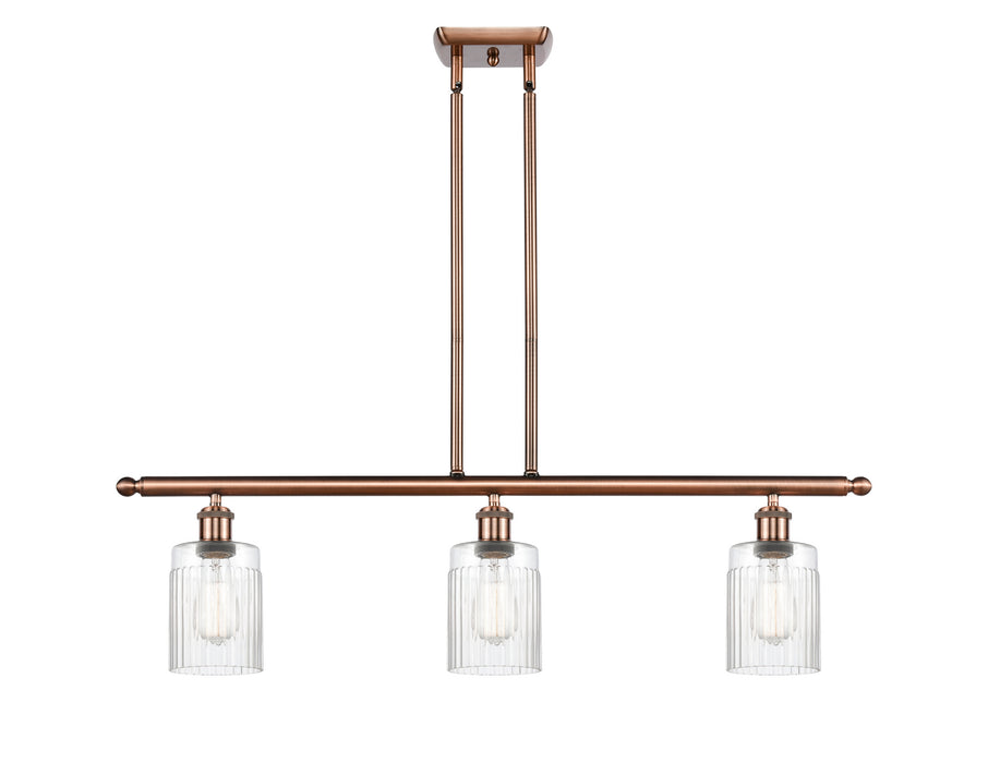 Innovations 516-3I-AC-G342 Three Light Island Pendant, Antique Copper