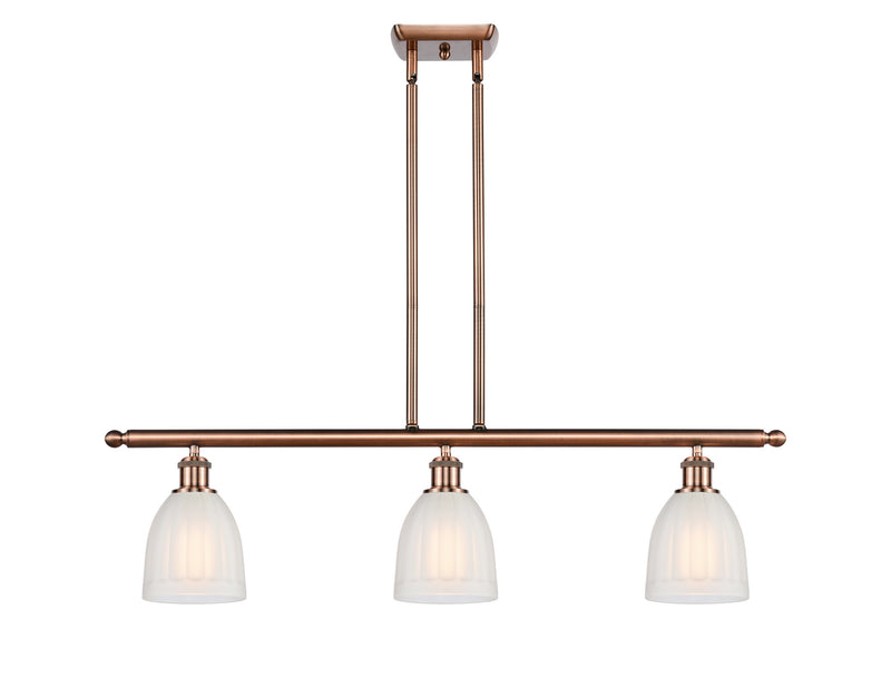 Innovations 516-3I-AC-G441 Three Light Island Pendant, Antique Copper