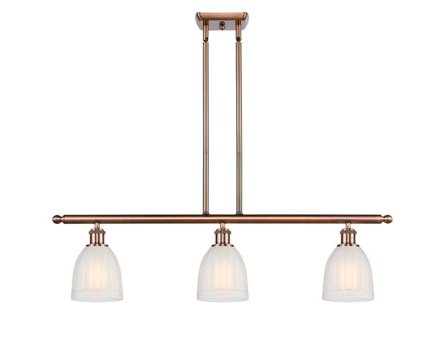 Innovations 516-3I-AC-G441 Three Light Island Pendant, Antique Copper