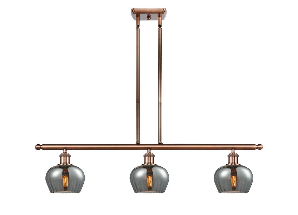 Innovations 516-3I-AC-G93 Three Light Island Pendant, Antique Copper