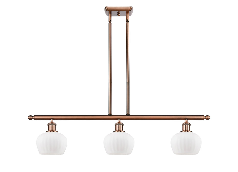 Innovations 516-3I-AC-G91 Three Light Island Pendant, Antique Copper