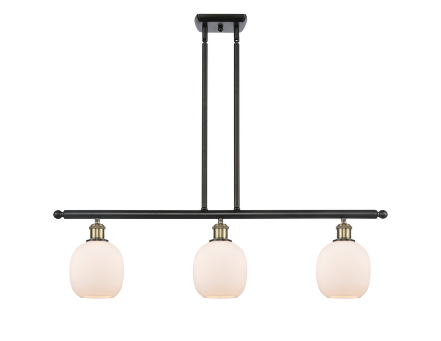 Innovations 516-3I-BAB-G101 Three Light Island Pendant, Black Antique Brass