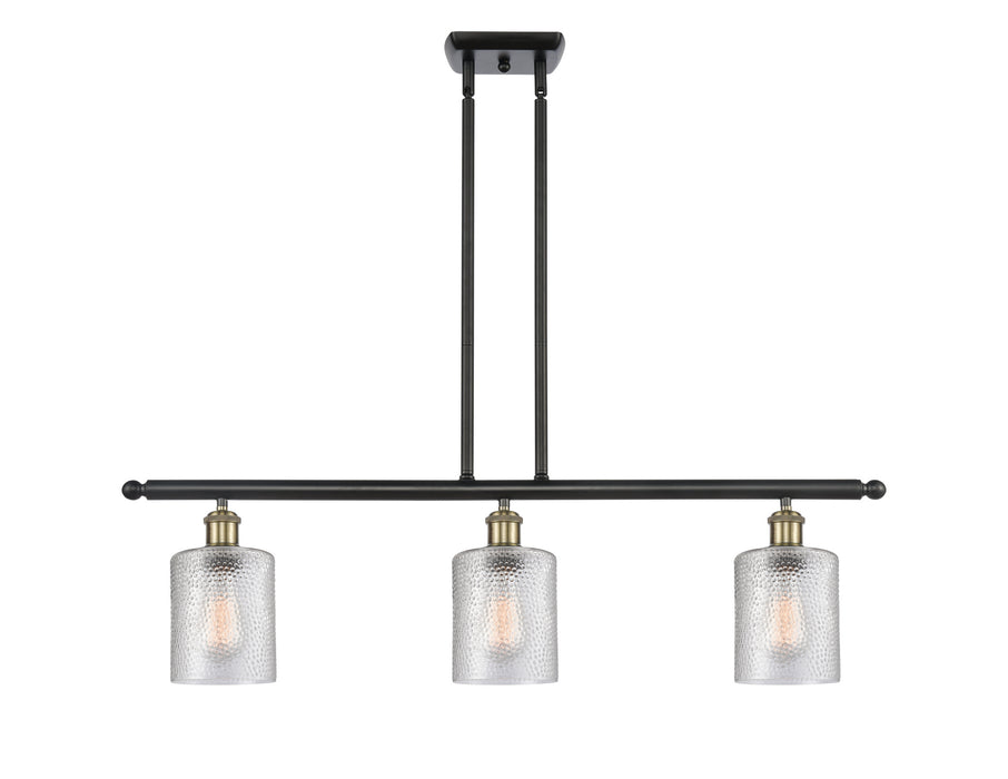 Innovations 516-3I-BAB-G112 Three Light Island Pendant, Black Antique Brass