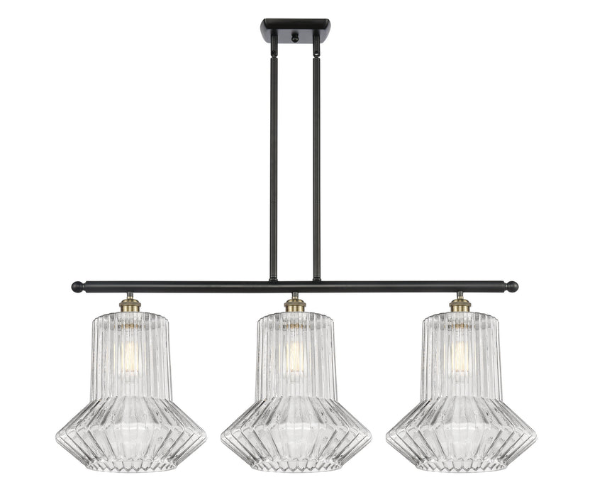 Innovations 516-3I-BAB-G212 Three Light Island Pendant, Black Antique Brass