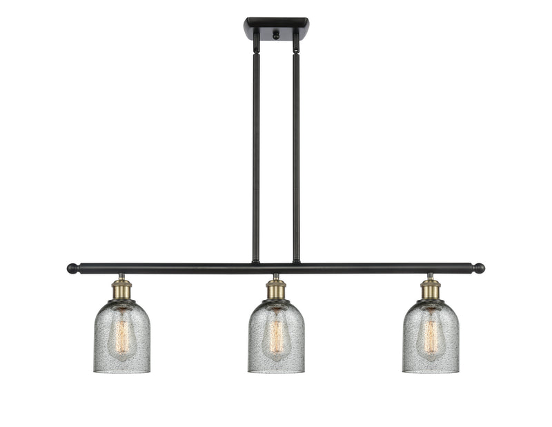 Innovations 516-3I-BAB-G257 Three Light Island Pendant, Black Antique Brass