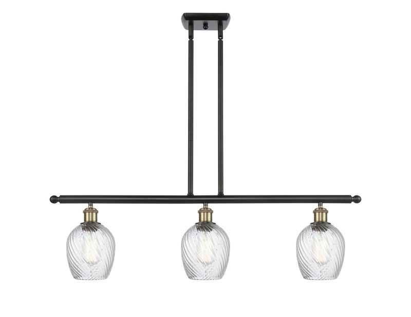 Innovations 516-3I-BAB-G292 Three Light Island Pendant, Black Antique Brass