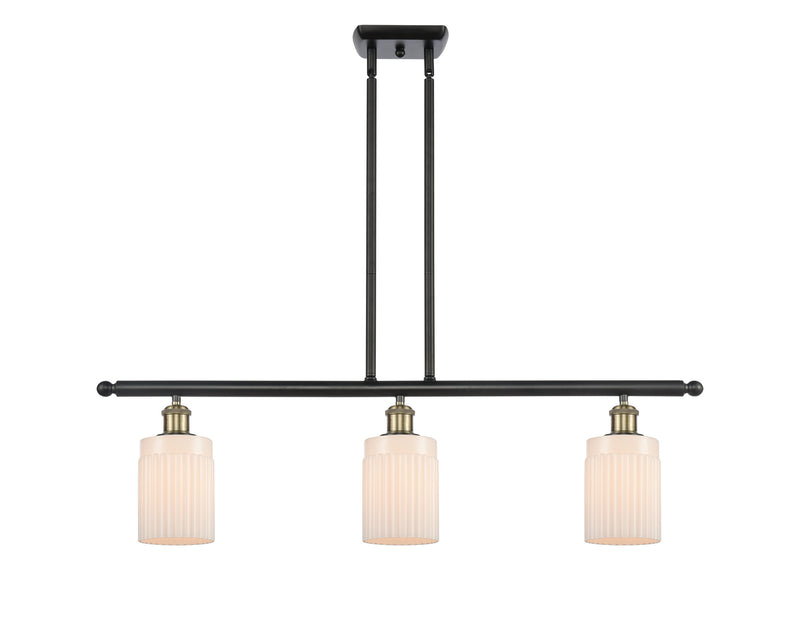 Innovations 516-3I-BAB-G341 Three Light Island Pendant, Black Antique Brass