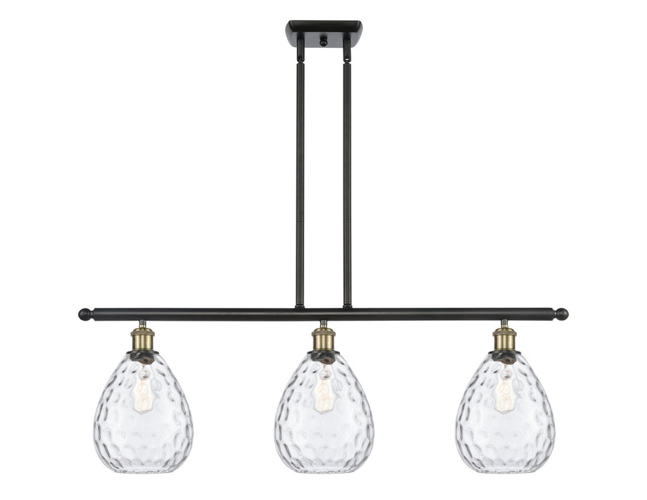 Innovations 516-3I-BAB-G372 Three Light Island Pendant, Black Antique Brass