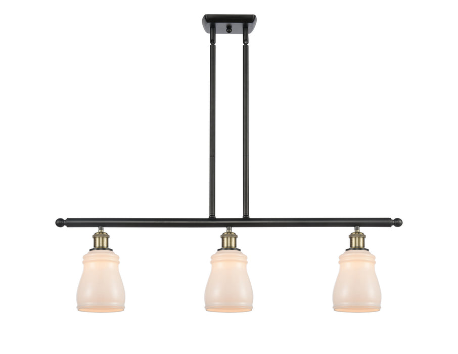 Innovations 516-3I-BAB-G391 Three Light Island Pendant, Black Antique Brass