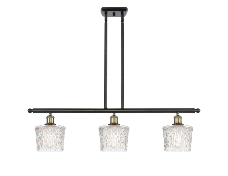 Innovations 516-3I-BAB-G402 Three Light Island Pendant, Black Antique Brass