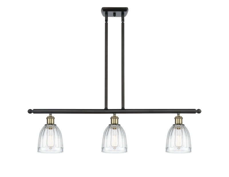 Innovations 516-3I-BAB-G442 Three Light Island Pendant, Black Antique Brass