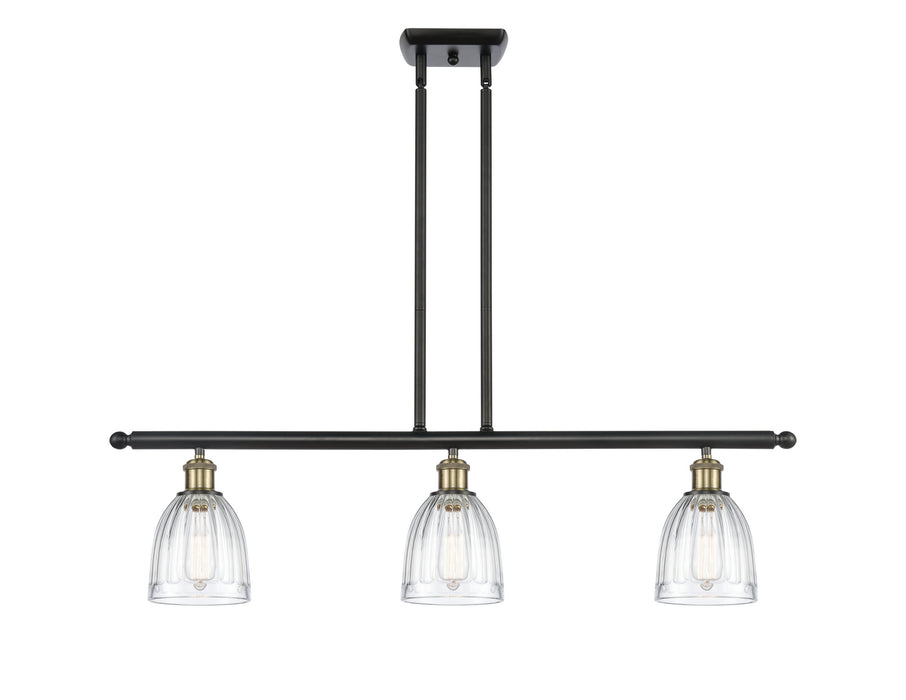 Innovations 516-3I-BAB-G442 Three Light Island Pendant, Black Antique Brass