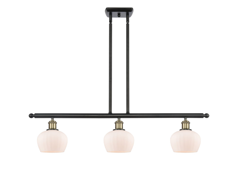 Innovations 516-3I-BAB-G91 Three Light Island Pendant, Black Antique Brass