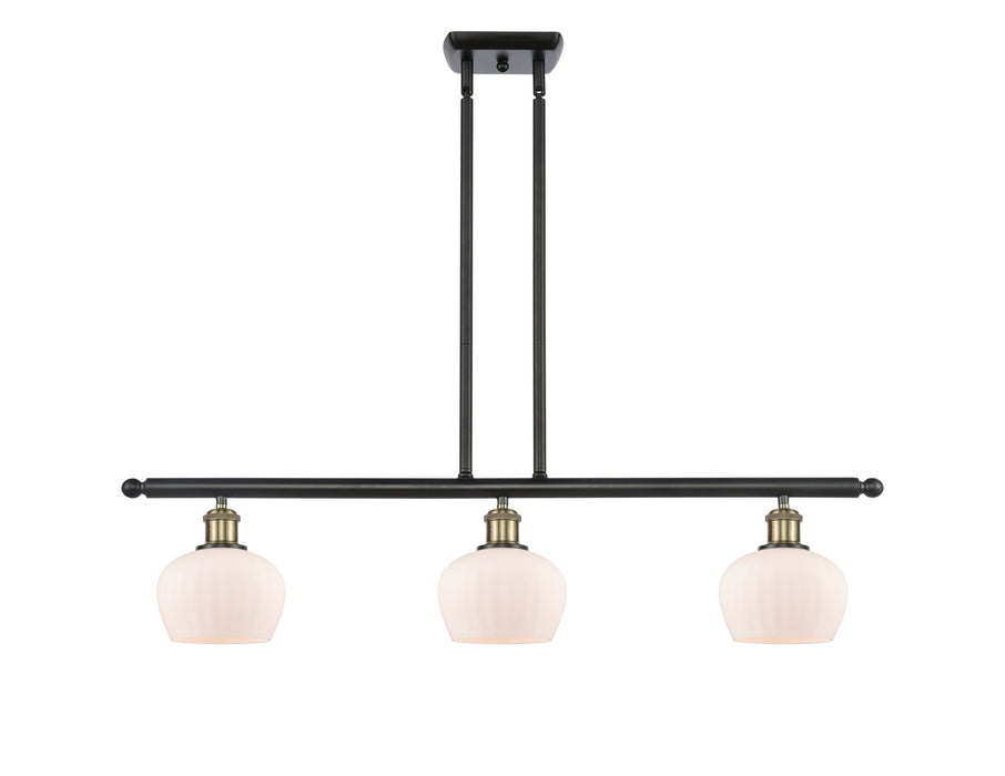 Innovations 516-3I-BAB-G91 Three Light Island Pendant, Black Antique Brass