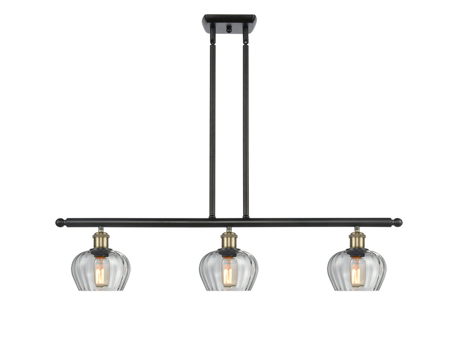 Innovations 516-3I-BAB-G92 Three Light Island Pendant, Black Antique Brass