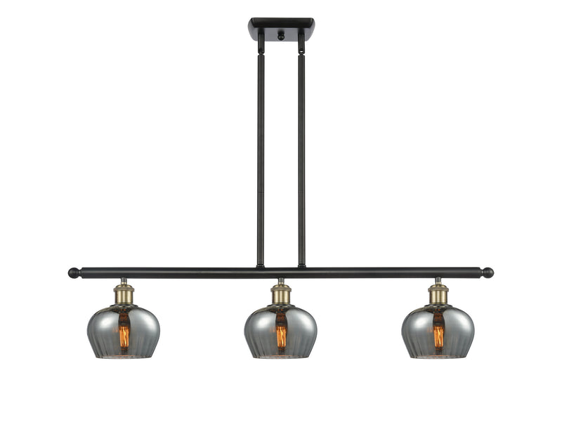 Innovations 516-3I-BAB-G93 Three Light Island Pendant, Black Antique Brass