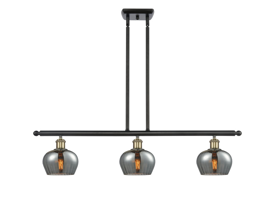 Innovations 516-3I-BAB-G93 Three Light Island Pendant, Black Antique Brass