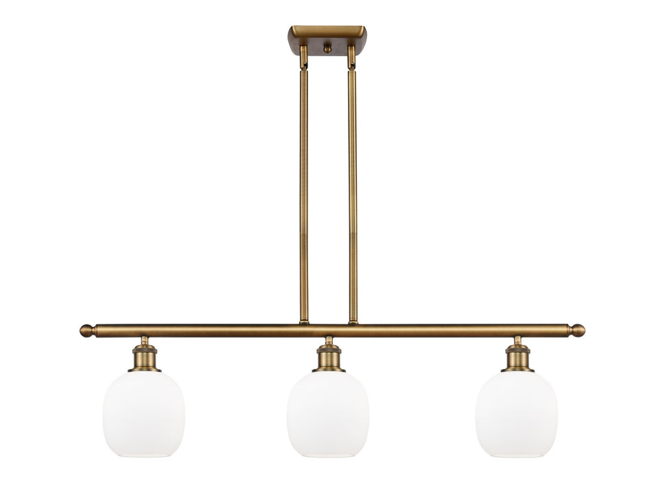 Innovations 516-3I-BB-G101 Three Light Island Pendant, Brushed Brass