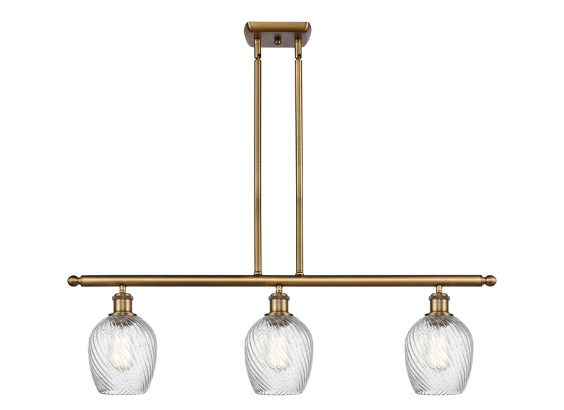 Innovations 516-3I-BB-G292 Three Light Island Pendant, Brushed Brass