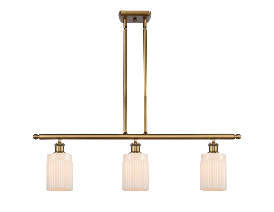 Innovations 516-3I-BB-G341 Three Light Island Pendant, Brushed Brass