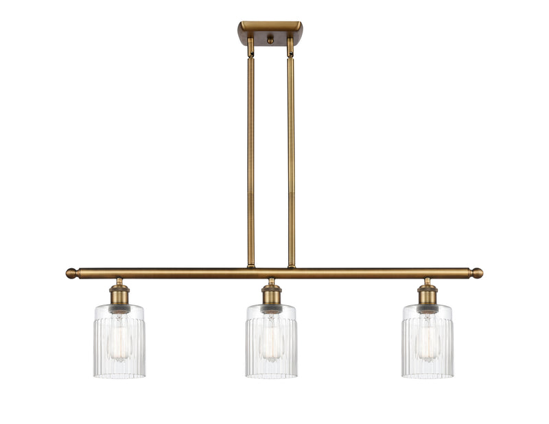 Innovations 516-3I-BB-G342 Three Light Island Pendant, Brushed Brass