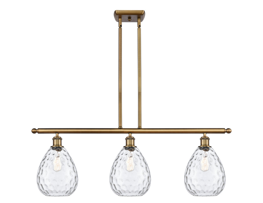 Innovations 516-3I-BB-G372 Three Light Island Pendant, Brushed Brass