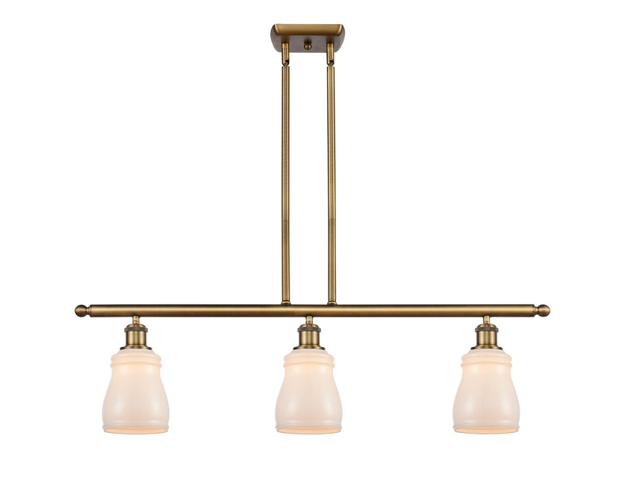 Innovations 516-3I-BB-G391 Three Light Island Pendant, Brushed Brass