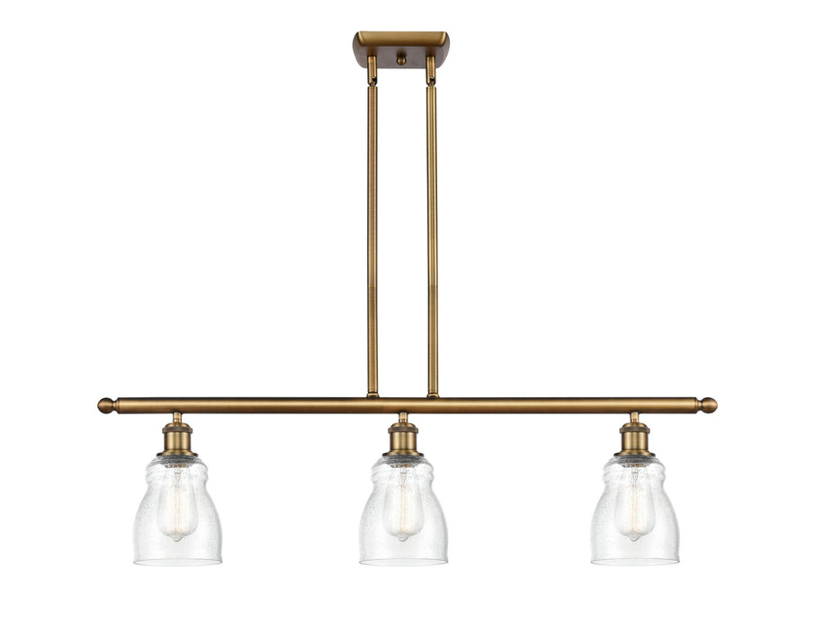 Innovations 516-3I-BB-G394 Three Light Island Pendant, Brushed Brass
