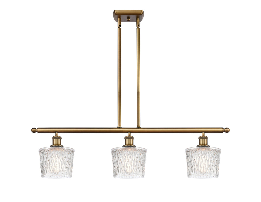 Innovations 516-3I-BB-G402 Three Light Island Pendant, Brushed Brass