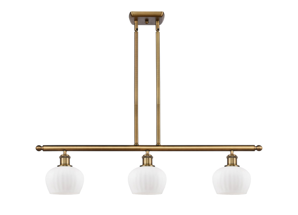 Innovations 516-3I-BB-G91 Three Light Island Pendant, Brushed Brass