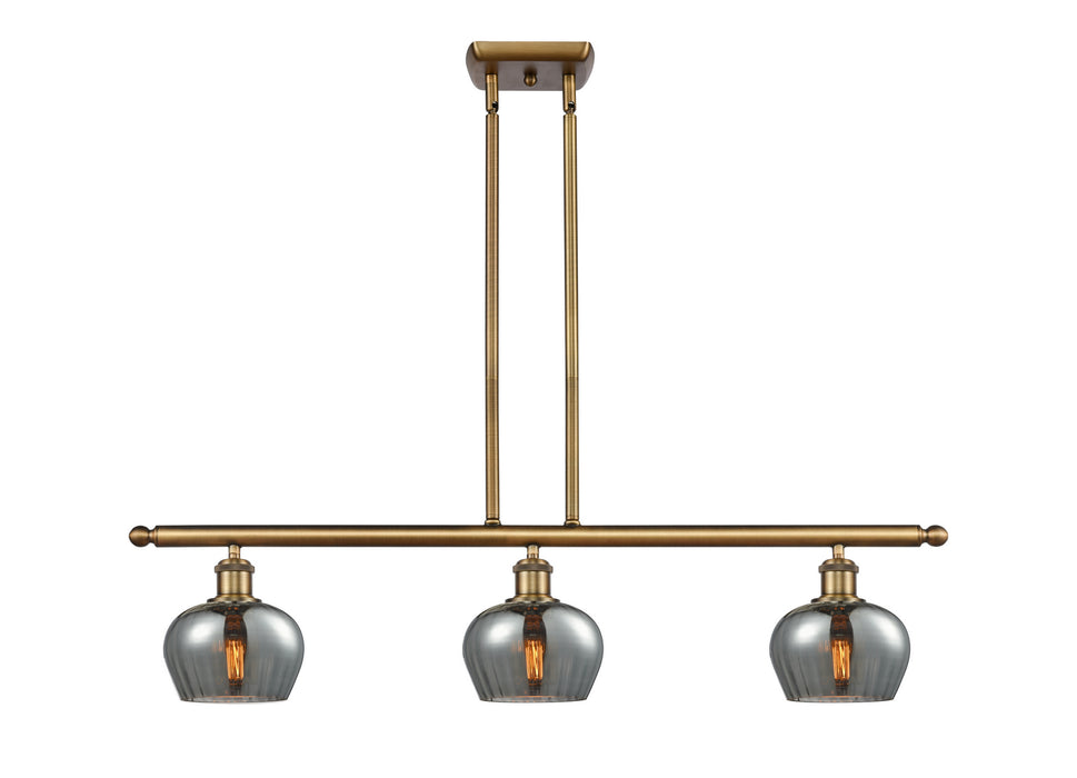 Innovations 516-3I-BB-G93 Three Light Island Pendant, Brushed Brass
