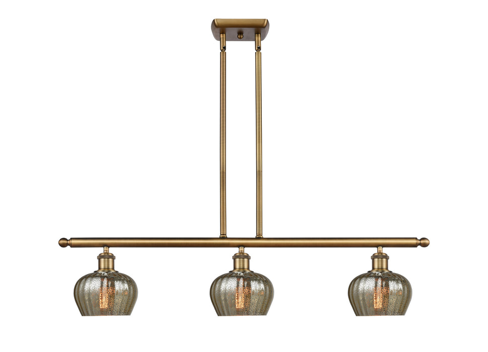 Innovations 516-3I-BB-G96 Three Light Island Pendant, Brushed Brass