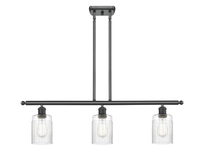 Innovations 516-3I-BK-G342 Three Light Island Pendant, Matte Black