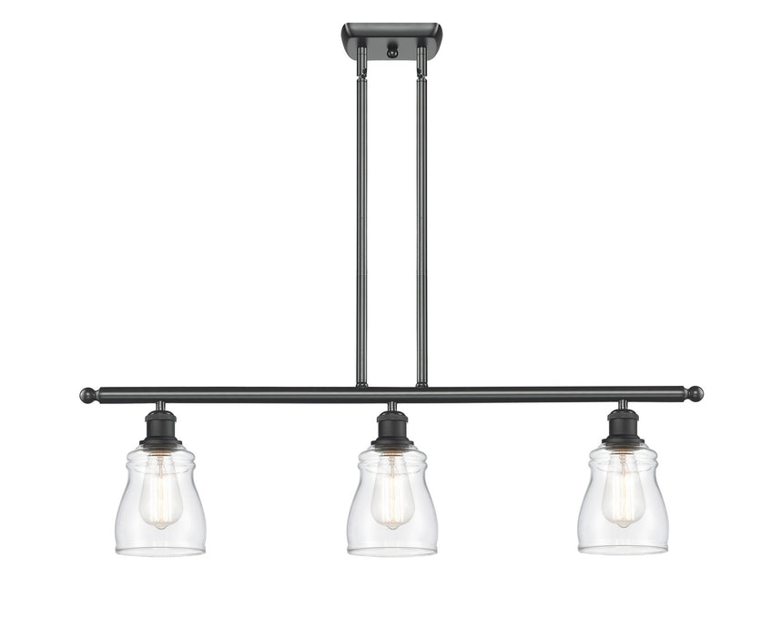Innovations 516-3I-BK-G392 Three Light Island Pendant, Matte Black