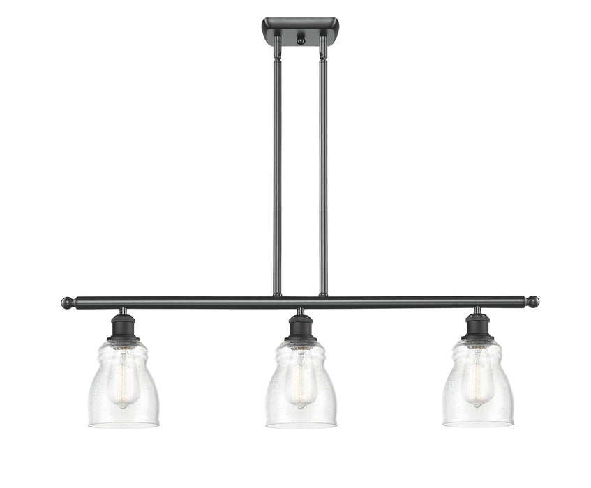 Innovations 516-3I-BK-G394 Three Light Island Pendant, Matte Black