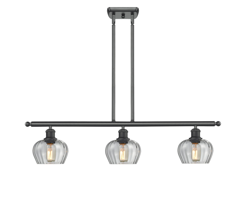 Innovations 516-3I-BK-G92 Three Light Island Pendant, Matte Black