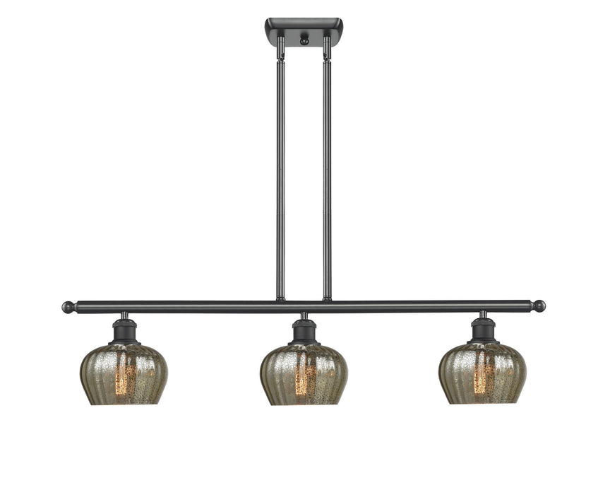 Innovations 516-3I-BK-G96 Three Light Island Pendant, Matte Black