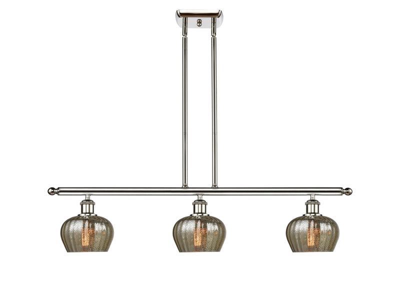 Innovations 516-3I-PN-G96 Three Light Island Pendant, Polished Nickel
