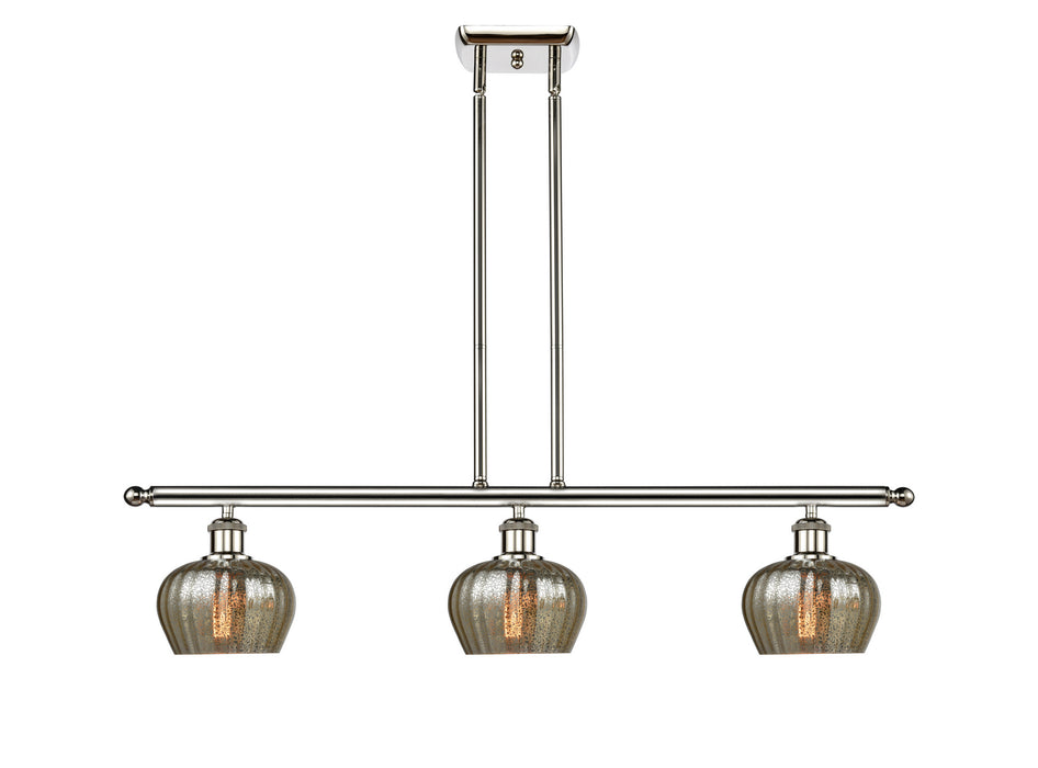 Innovations 516-3I-PN-G96 Three Light Island Pendant, Polished Nickel
